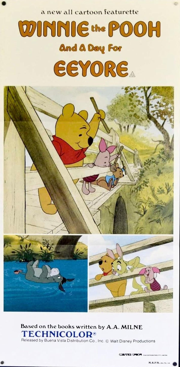 Sword in the Stone & Winnie the Pooh: A Day for Eeyore Movie Poster | Film Wall Art Print