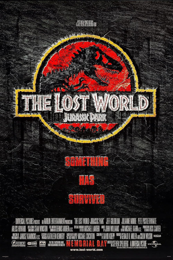 The Lost World: Jurassic Park Movie Poster - Iconic Dinosaur Film Art Movie Poster | Film Wall Art Print