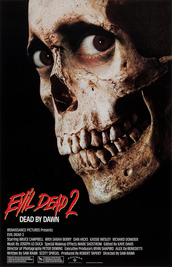 Evil Dead II Movie Poster - Classic Horror Film Art Movie Poster | Film Wall Art Print