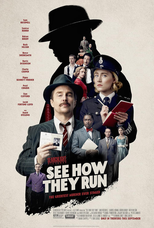 See How They Run (2022) - Hilarious Comedy Crime Mystery Movie Movie Poster | Film Wall Art Print