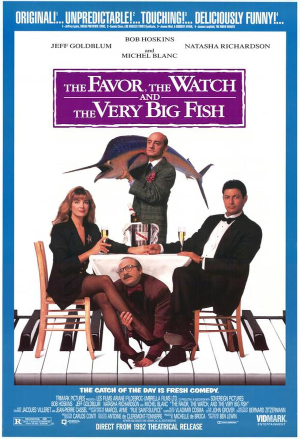 Favor, The Watch & The Very Big Fish (1991) - Hilarious Comedy Classic Movie Poster | Film Wall Art Print