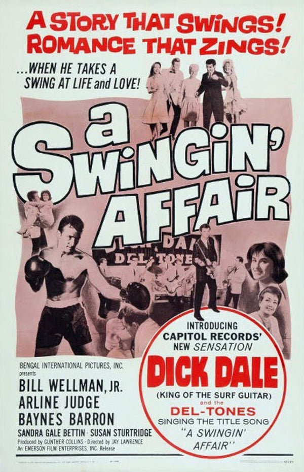 Swingin' Affair (1963) - A Classic Drama Movie Poster Movie Poster | Film Wall Art Print