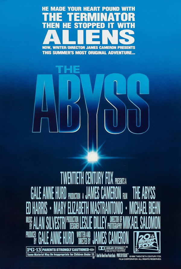 Abyss (1989) - Adventure, Drama, Mystery Thriller Poster Movie Poster | Film Wall Art Print