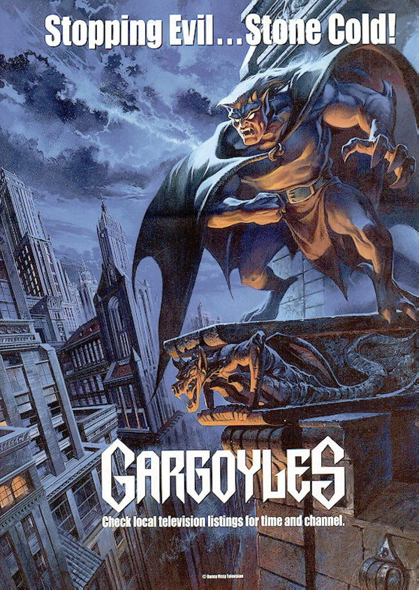 Gargoyles TV Series: Animation, Action, Adventure Movie Poster | Film Wall Art Print