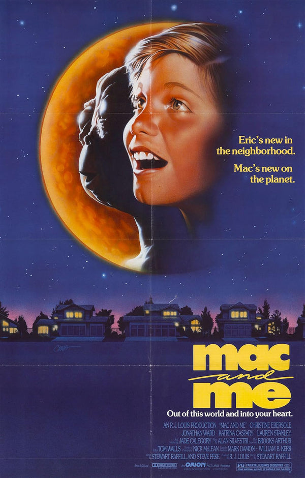 Mac and Me (1988) - Family Adventure Comedy Movie Poster Movie Poster | Film Wall Art Print