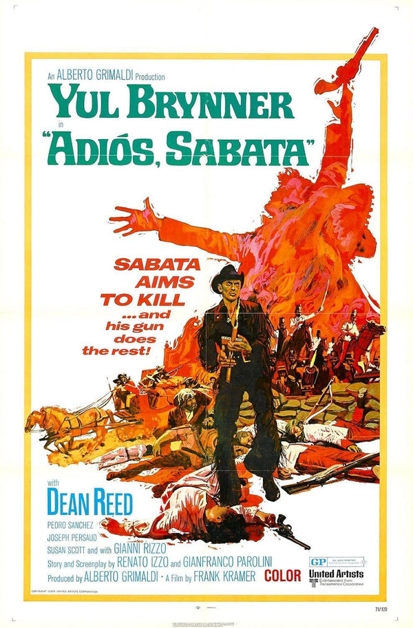 Adios Sabata (1970) - Action, Drama, War Movie Movie Poster | Film Wall Art Print