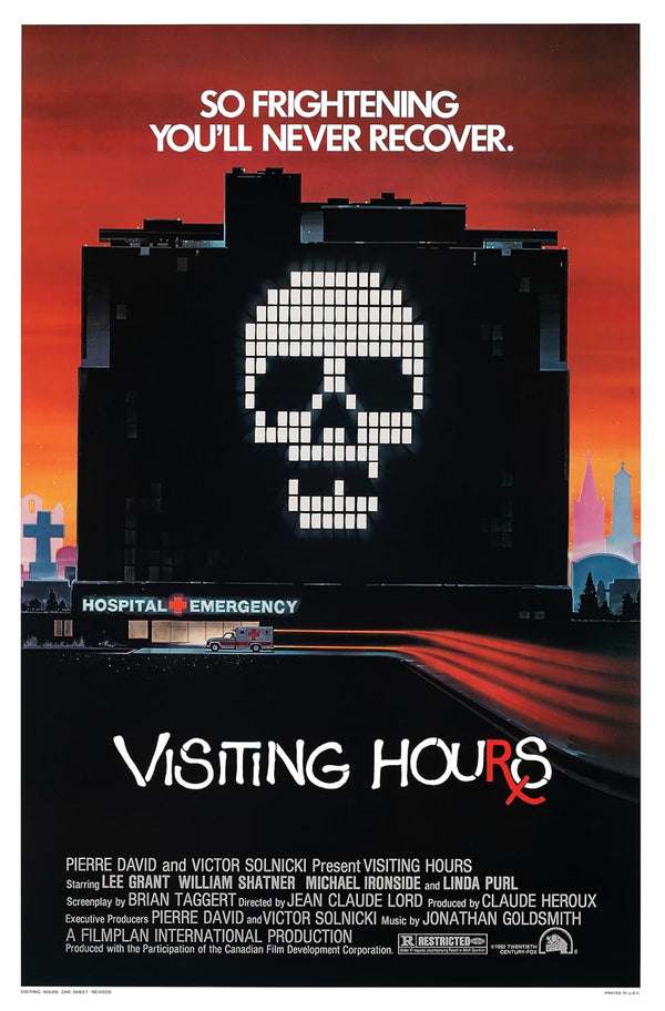 Visiting Hours (1982) - Chilling Horror Thriller Poster Movie Poster | Film Wall Art Print