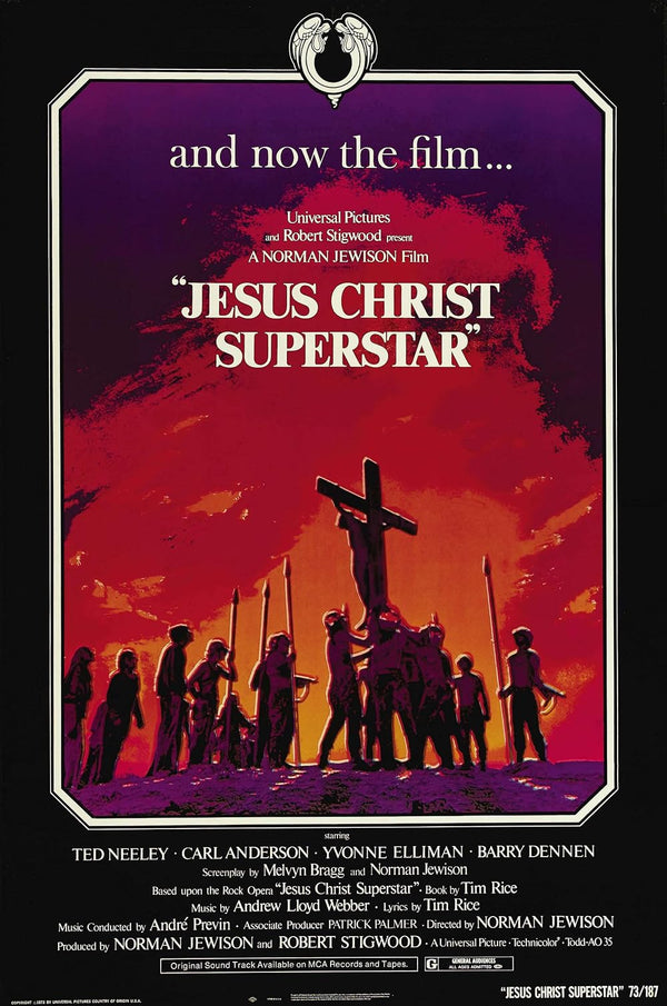 Jesus Christ Superstar Movie Poster - Iconic Musical Film Art Movie Poster | Film Wall Art Print