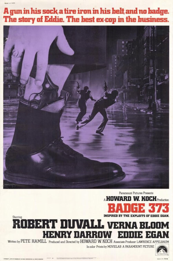 Badge 373 (1973) - Crime, Drama, Thriller Movie Poster Movie Poster | Film Wall Art Print