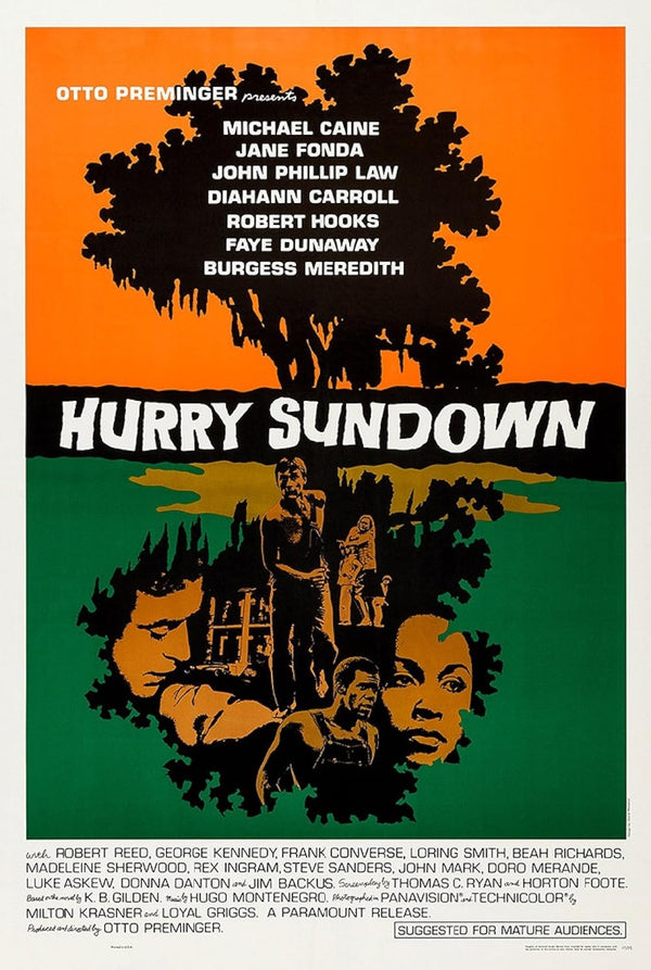 Hurry Sundown (1967) Classic Drama Movie Movie Poster | Film Wall Art Print