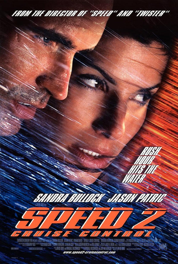 Speed 2: Cruise Control Movie Poster - 1997 Action Thriller Movie Poster | Film Wall Art Print