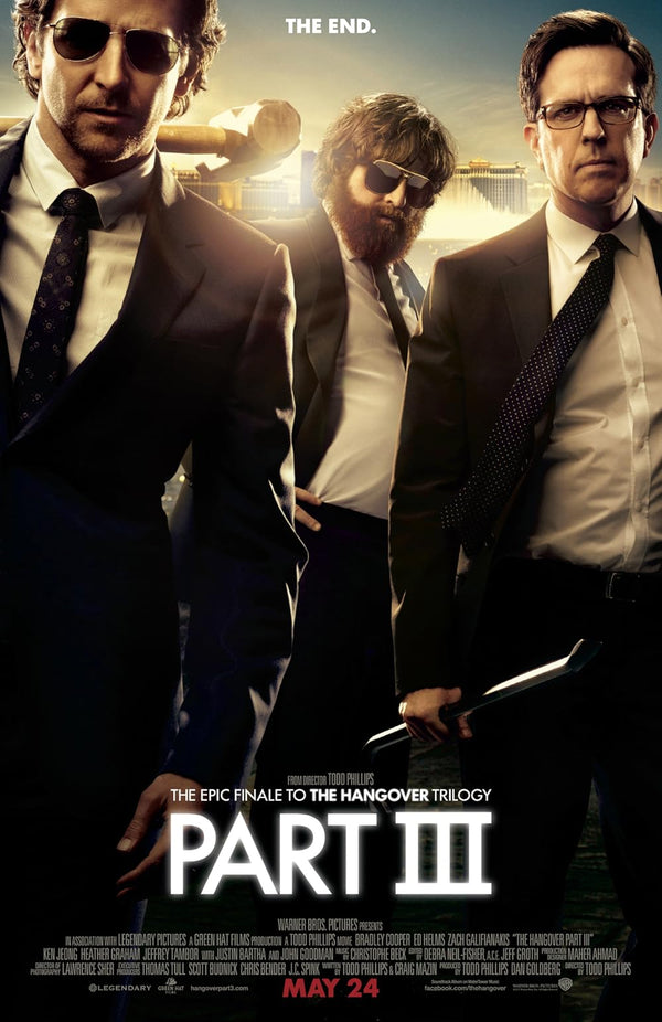 Hangover Part III 2013 Hilarious Comedy Crime Poster Movie Poster | Film Wall Art Print
