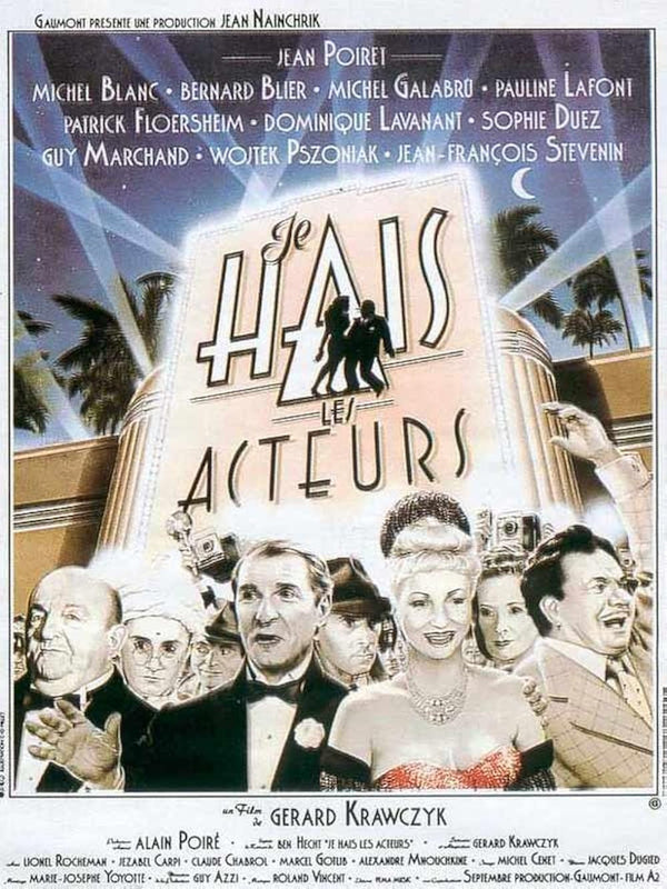 I Hate Actors (1986) - Hilarious Crime Drama Comedy Movie Poster | Film Wall Art Print