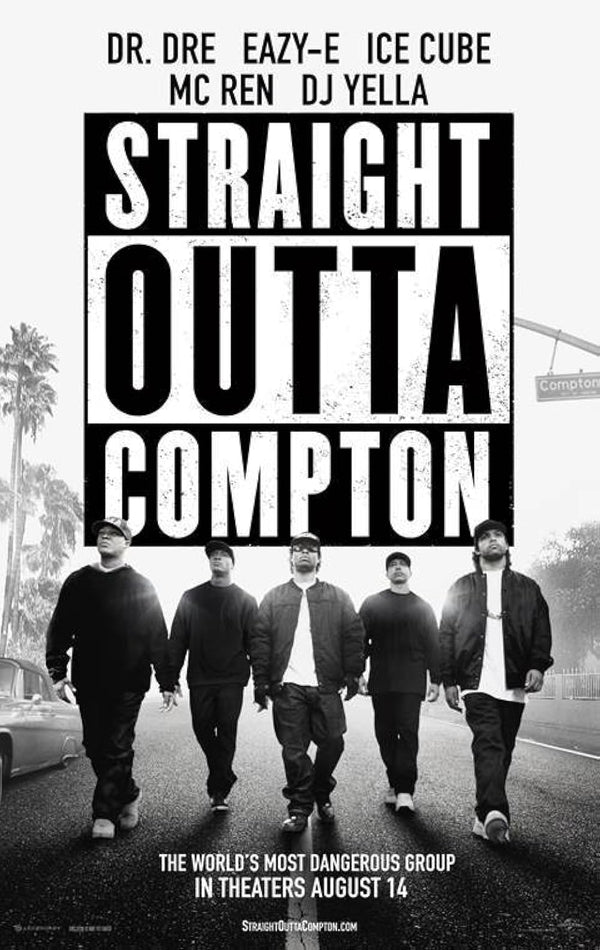 Straight Outta Compton (2015) - N.W.A. Biography Movie Movie Poster | Film Wall Art Print