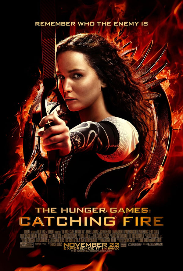 Hunger Games: Catching Fire (2013) Action Movie Poster Movie Poster | Film Wall Art Print