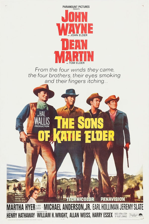Sons of Katie Elder (1965) – Drama Western Movie Poster Movie Poster | Film Wall Art Print