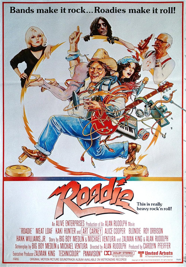 Roadie (1980) - Hilarious Music Comedy Movie Poster Movie Poster | Film Wall Art Print