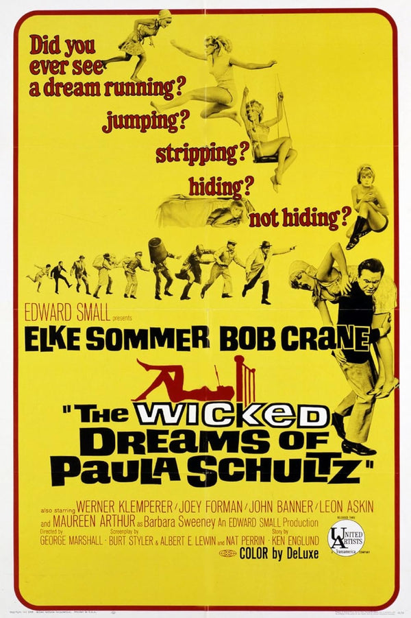 Wicked Dreams of Paula Schultz (1968) - Hilarious Comedy Classic Movie Poster | Film Wall Art Print