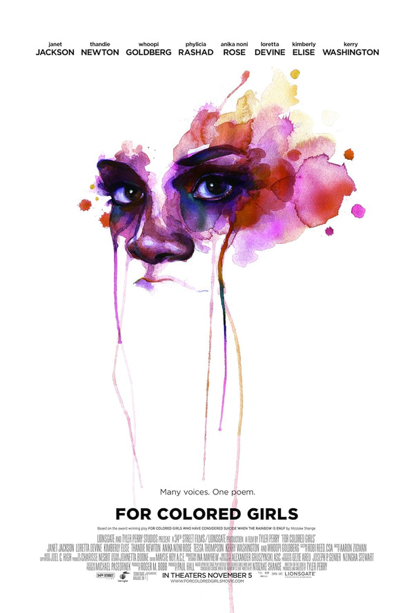 For Colored Girls (2010) – Drama Movie Poster Movie Poster | Film Wall Art Print