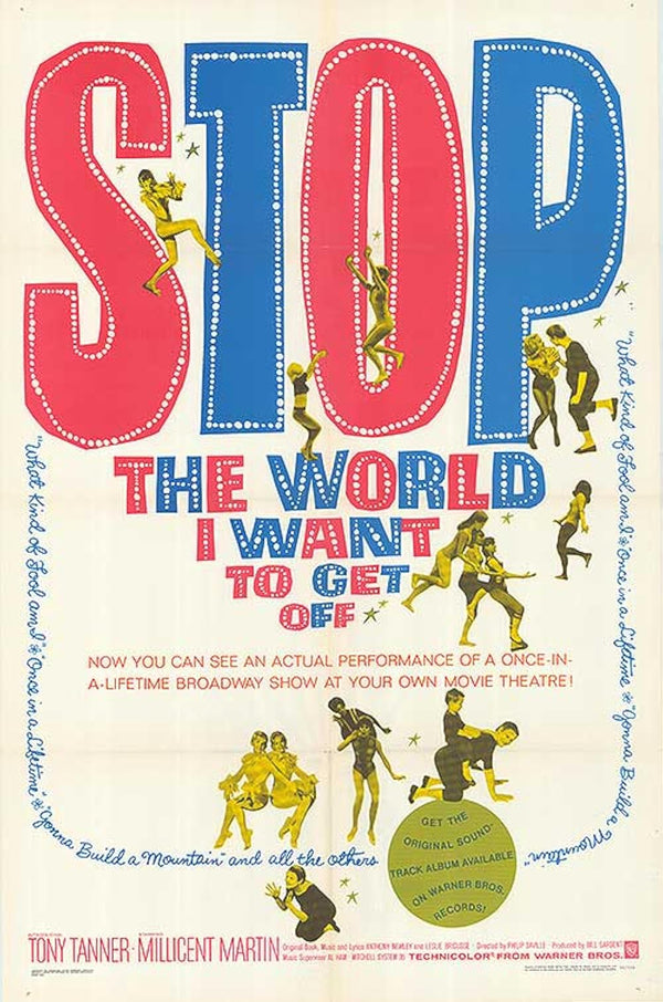 Stop the World I Want to Get Off (1966) Musical Poster Movie Poster | Film Wall Art Print