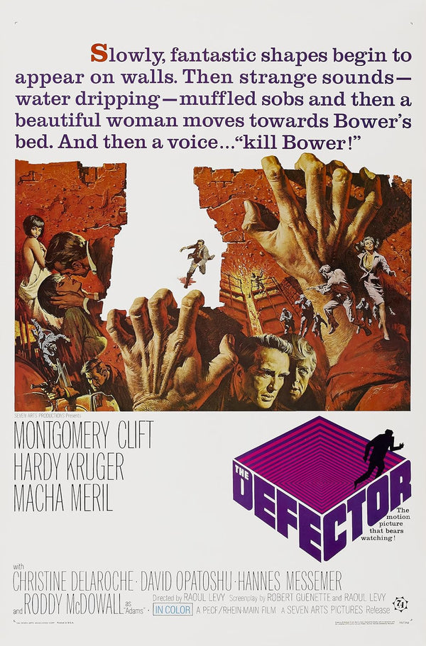 Defector (1966) - Cold War Drama Thriller Poster Movie Poster | Film Wall Art Print
