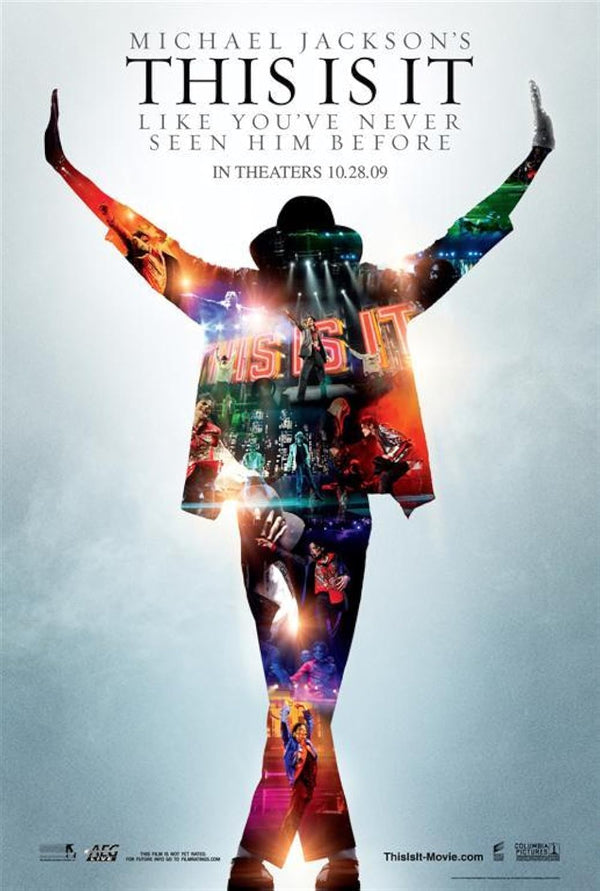 This Is It Movie Poster - Michael Jackson's Final Concert Film Movie Poster | Film Wall Art Print