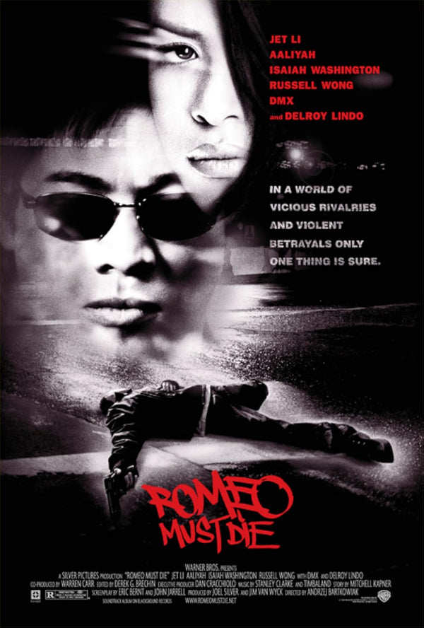 Romeo Must Die Movie Poster - Jet Li & Aaliyah Action Film Movie Poster | Film Wall Art Print