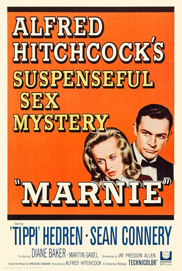Marnie (1964) - Crime Drama Mystery Classic Film Poster Movie Poster | Film Wall Art Print