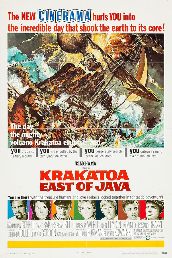 Krakatoa East Of Java (1968) Adventure, Drama, Romance Movie Poster Movie Poster | Film Wall Art Print