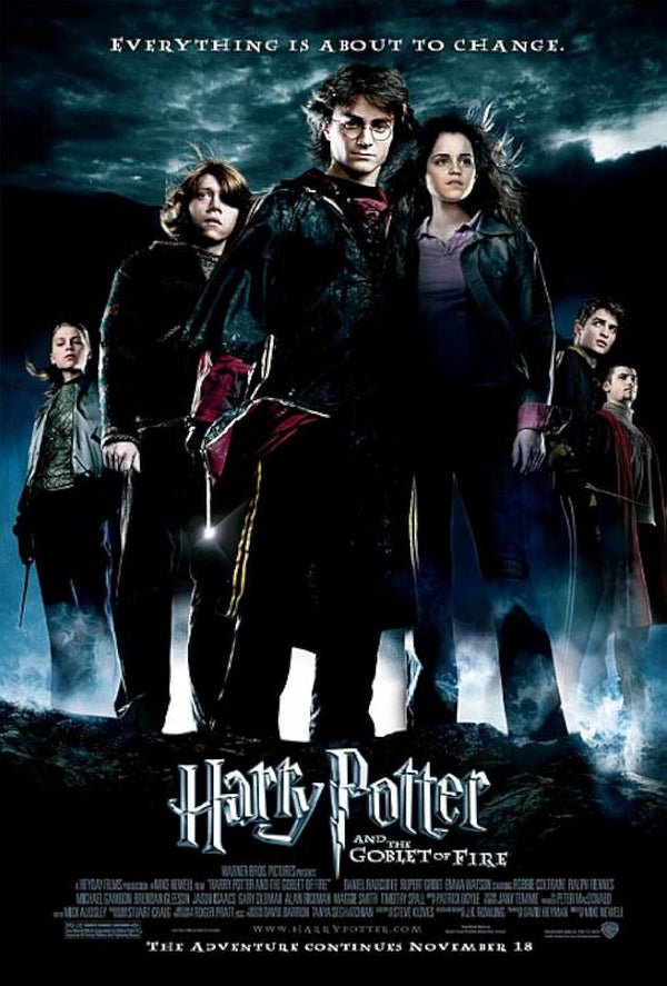 Harry Potter And The Goblet Of Fire Movie Poster | Official Art Movie Poster | Film Wall Art Print
