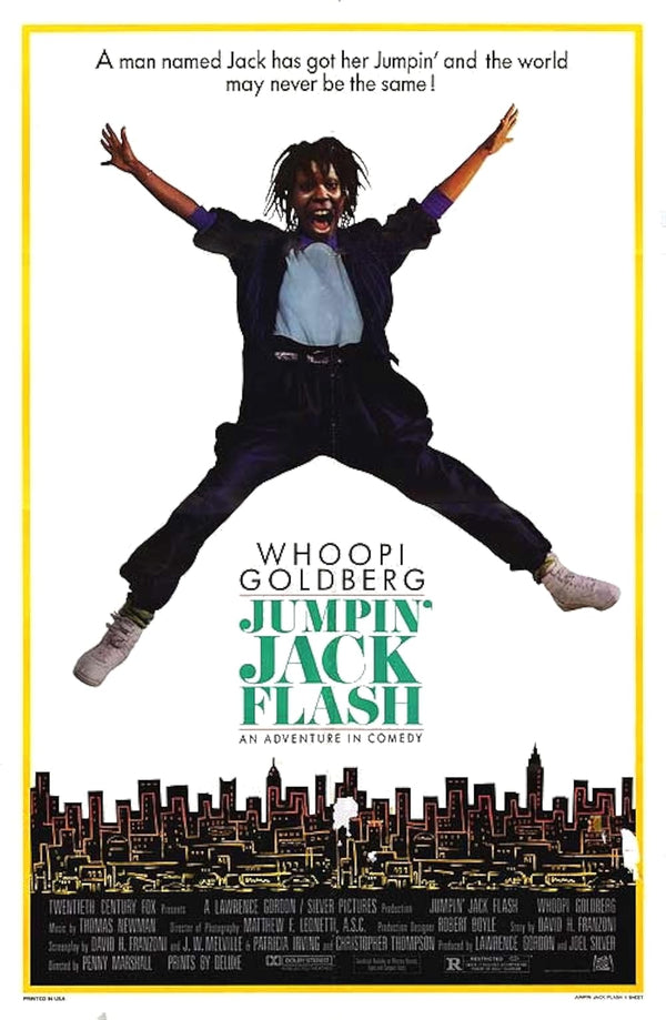 Jumpin' Jack Flash (1986) Comedy Romance Thriller Poster Movie Poster | Film Wall Art Print