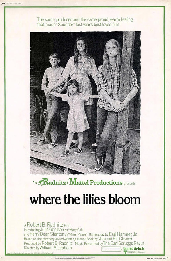 Where the Lilies Bloom (1974) - Heartwarming Drama & Family Romance Movie Poster | Film Wall Art Print