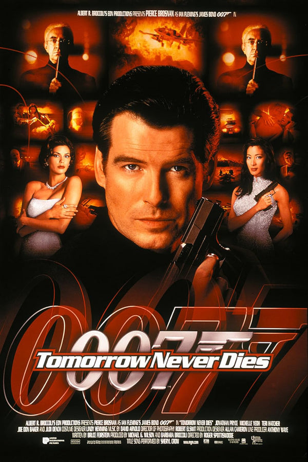 Tomorrow Never Dies (1997) – Classic Action Thriller Poster Movie Poster | Film Wall Art Print