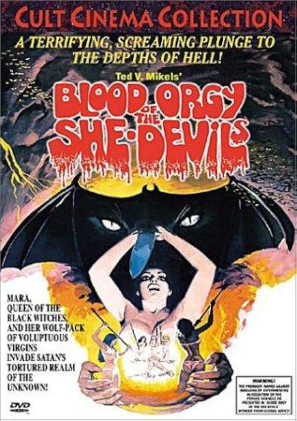 Blood Orgy of the She Devils Horror Thriller 1973 Movie Poster | Film Wall Art Print