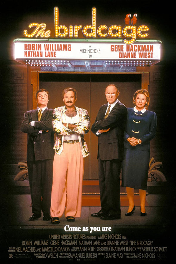 The Birdcage Movie Poster - Classic Comedy Film Art Movie Poster | Film Wall Art Print