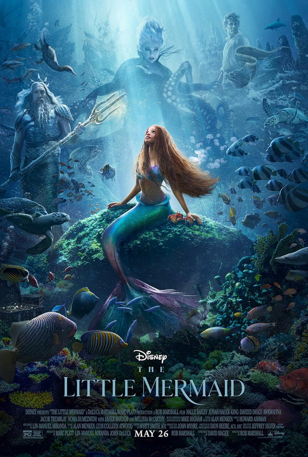 Little Mermaid Movie Poster - Official Artwork & Collectible Prints Movie Poster | Film Wall Art Print