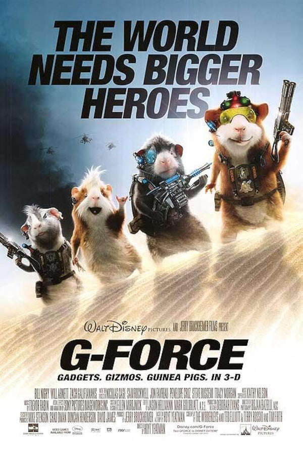 G-Force (2009) Movie Poster | Animation, Action, Adventure Thrills Movie Poster | Film Wall Art Print