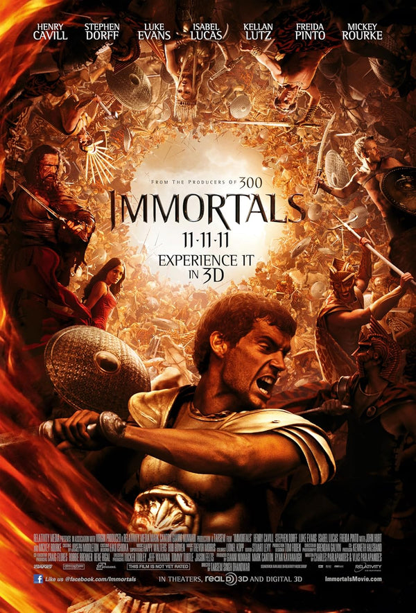 Immortals (2011) – Epic Action & Fantasy Film Movie Poster | Film Wall Art Print