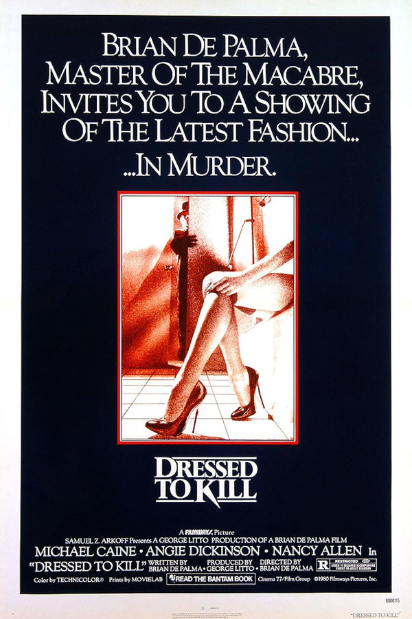 Dressed to Kill (1980) – Crime Drama Mystery Movie Poster Movie Poster | Film Wall Art Print