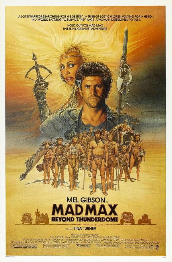 Mad Max Beyond Thunderdome Movie Poster - Iconic 1985 Film Art Movie Poster | Film Wall Art Print