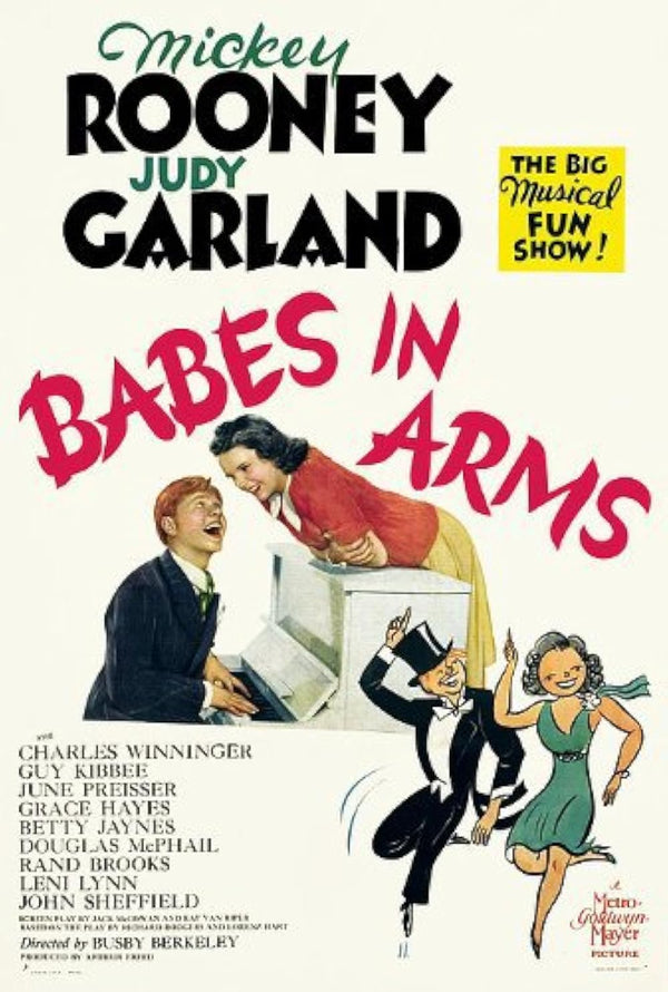 Babes in Arms 1939: Classic Comedy Musical Poster Movie Poster | Film Wall Art Print