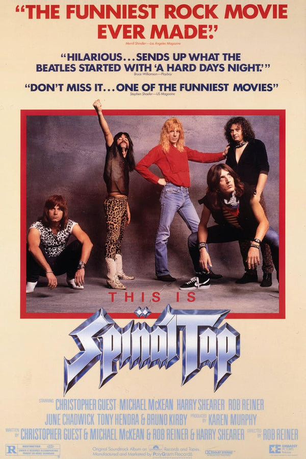 This is Spinal Tap Movie Poster - Iconic Rock Mockumentary Movie Poster | Film Wall Art Print