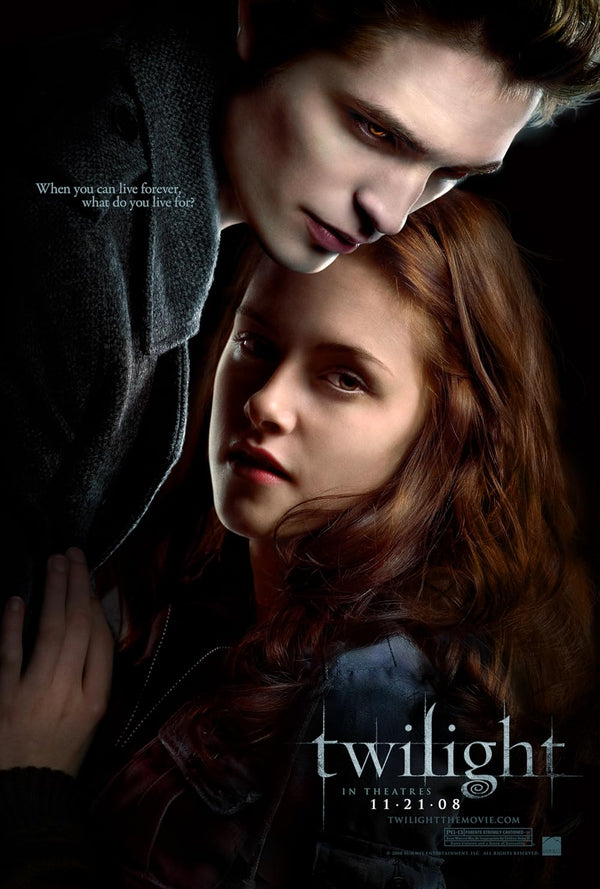 Twilight Movie Poster - Bella & Edward Vampire Romance Film Movie Poster | Film Wall Art Print