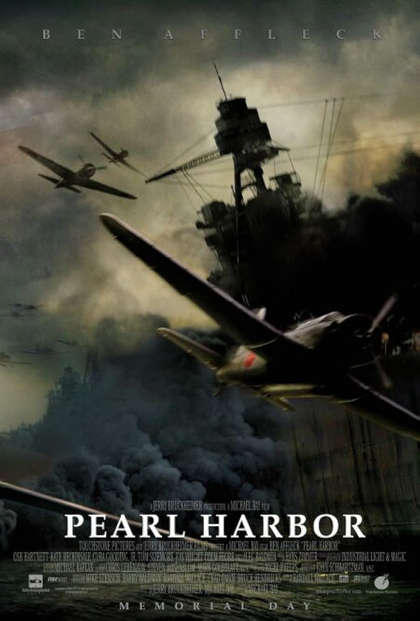 Pearl Harbor Movie Poster - Epic WWII Romance Film Movie Poster | Film Wall Art Print