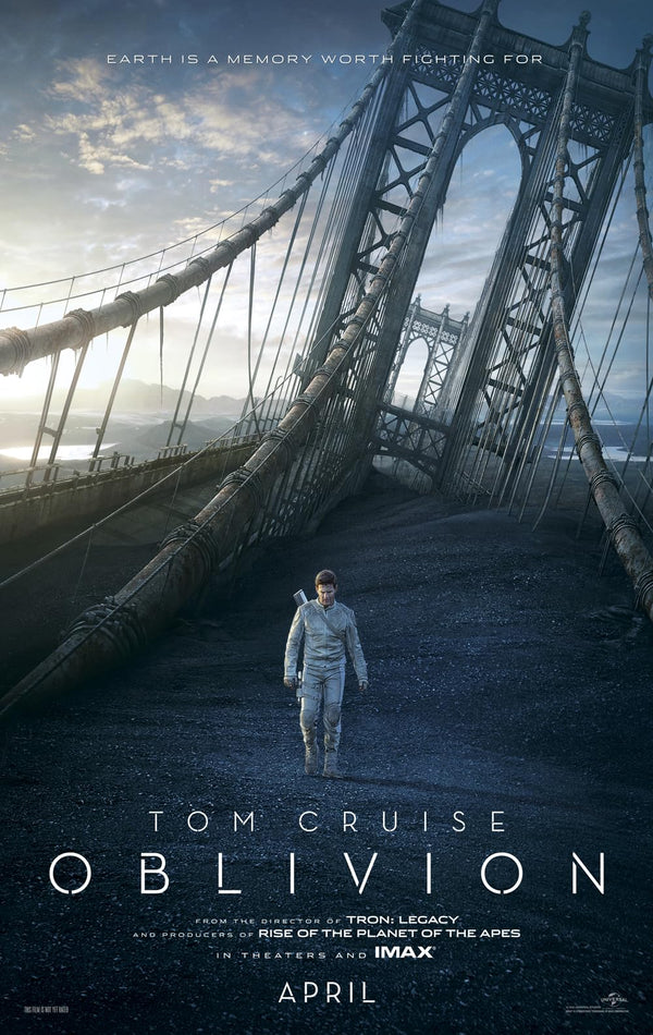 Oblivion (2013) - Dystopian Action, Sci-Fi Adventure Poster Movie Poster | Film Wall Art Print