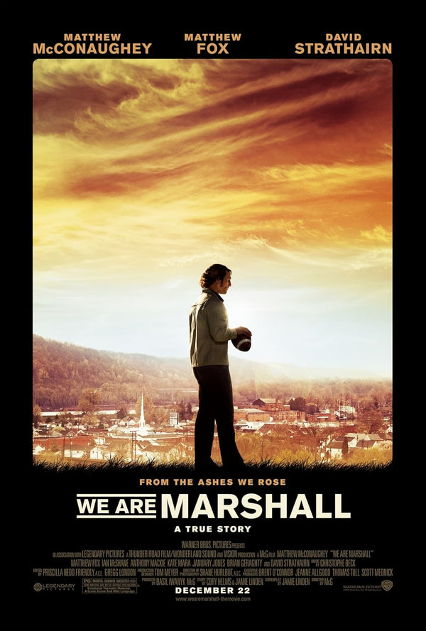 We Are Marshall (2006) - Inspirational Drama & Sport Film Movie Poster | Film Wall Art Print