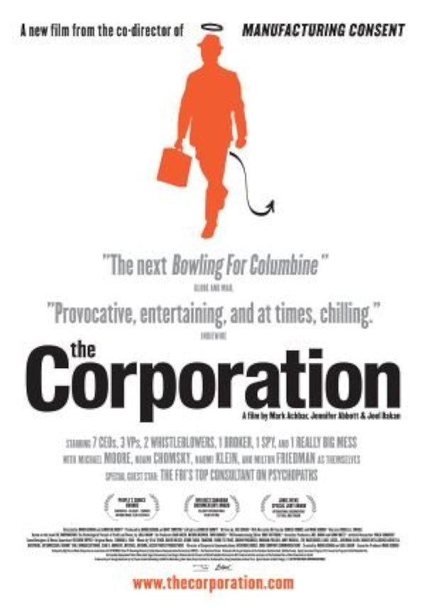 Corporation (2003) - Documentary on Corporate History & Ethics Movie Poster | Film Wall Art Print