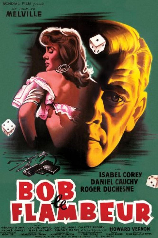 Bob Le Flambeur (1956) - Crime Thriller Classic Movie Poster | Film Wall Art Print