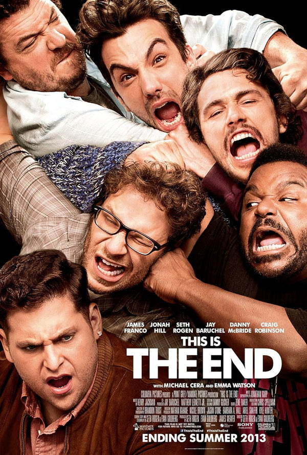 This is the End (2013) - Hilarious Apocalyptic Comedy Movie Poster | Film Wall Art Print