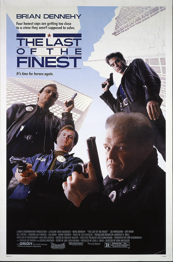 Last Of The Finest (1990) – Action Crime Drama Movie Poster Movie Poster | Film Wall Art Print